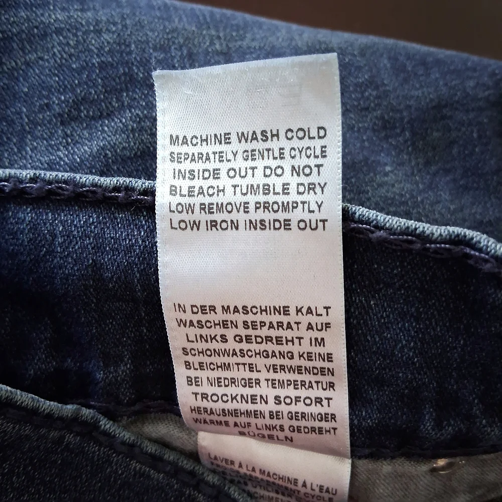 True Religion Geno Relaxed Slim Straight Leg Jeans Faded Denim Men's 38